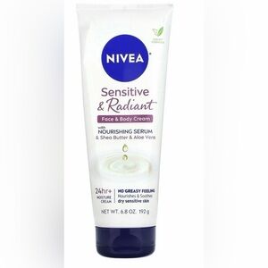 Nivea Sensitive & Radiant Face & Body Cream - Set of 2 NIB